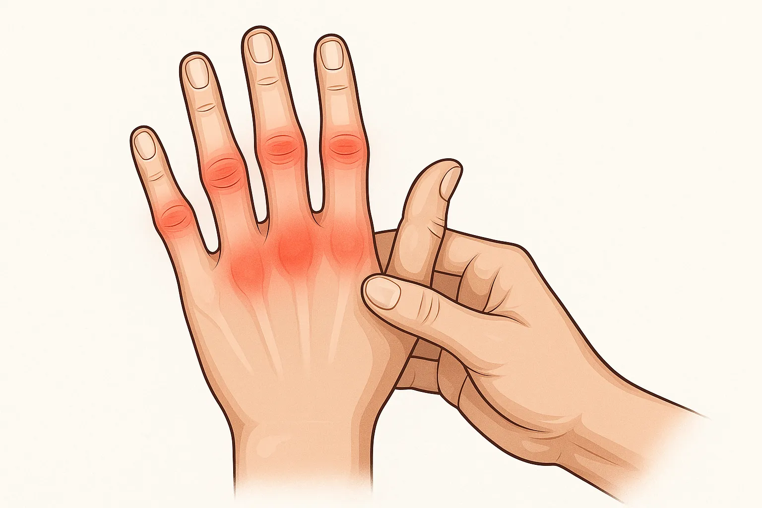 류마티스 관절염 이해를 돕기 위한 이미지