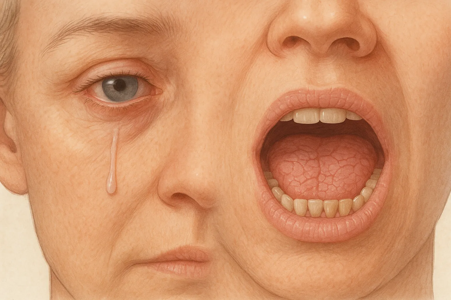 쇼그렌 증후군 이해를 돕기 위한 이미지